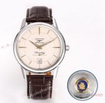 Super Clone Longines Heritage Classic Flagship Heritage White Dial 38.5mm Watch